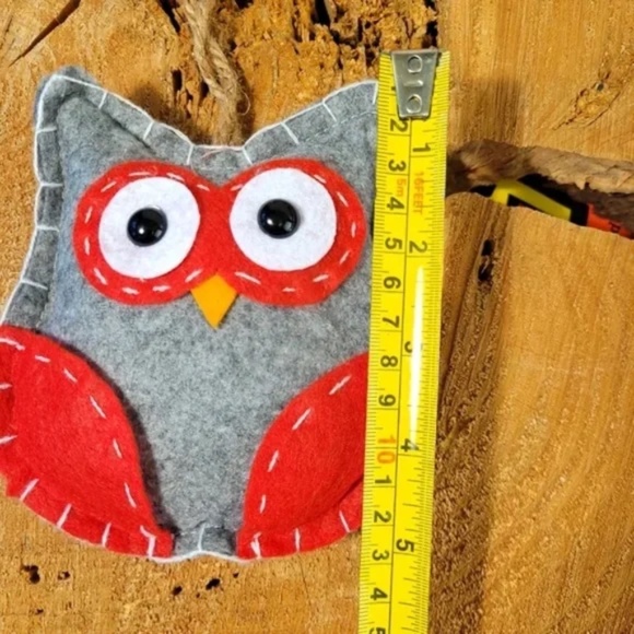 3/$25 Cute Hand-Stitched Owl Hanging Decor - Picture 5 of 7